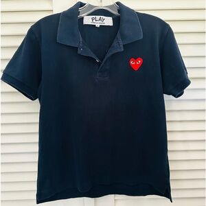 Comme  des Garçons Play Black Polo